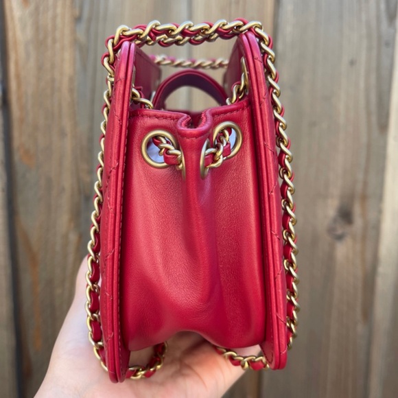 SOLD Chanel 20A Small Accordion Bag - Picture 4 of 10